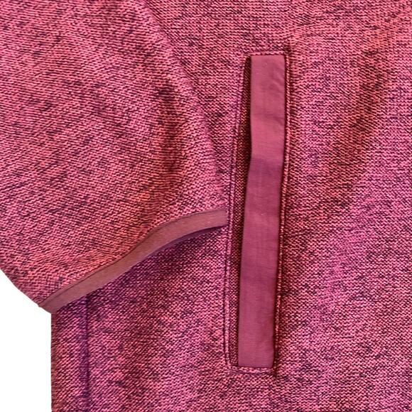 Eddie Bauer Men's Sz XXL Classic Fit Knitted Sweater Fleece Heathered Tawny Port - Picture 5 of 16